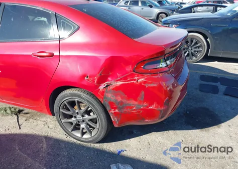 2016 Dodge Dart Sxt Sport Rallye z USA, uszkodzony, nr VIN 1C3CDFFA7GD822631